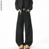 Pantalones Casuales para Hombre 2026 Primavera y Verano Nuevo Estilo Estilo Americano Gris Claro Deportivos de Pierna Ancha Pantalones Casuales Sueltos de Pierna Recta para Hombre