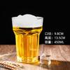 Caneca de cerveja branca Fujia da Bélgica criativa para casa de vidro caneca de cerveja artesanal superdimensionada caneca de cerveja hexagonal personalizada