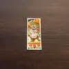 Núcleo de Pintura Thangka Cuadrado Mini Estilo Xizang 1x3Cm Pintado a Mano con Detalles Dorados, Presentando al Buda de Tu Signo Zodiacal, Zaki Lhamo, Tara Verde y Amarillo