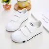 Sapatos Infantis Domésticos, Sapatos Brancos para Meninas, Sapatos Infantis, Tênis de Lona para Meninos, Novos Tênis Esportivos Escolares Primavera e Outono 2024