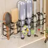 Estante de Almacenamiento para Rizadores de Baño, Soporte Antiescaldaduras para Planchas, Soporte de Pared para Planchas Alisadoras y Peines de Baño, Instalación sin Taladro