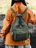 Mochila Estilo Harajuku Japonés para Estudiante Mochila Simple Ligera de Tamaño Mediano Ligera para Viajes al Aire Libre Color Sólido Bolsa para el Trabajo