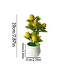 Planta en maceta artificial de 7 ramas con frutos en stock para decoración de oficina, adorno de escritorio de fruto de la fortuna, bonsái creativo de regalo para el Festival de Primavera