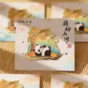 Marcadores de Metal Culturales y Creativos de Panda Regalos de Cumpleaños de Alta Gama para Niñas, Estudiantes de Primaria y Secundaria, Souvenirs de Papelería para Recompensar Niños