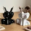Porta-canetas Capivara Porta-canetas Pneu Arte Corporal Decoração de Mesa de Escritório Recipiente de Armazenamento Beleza de Fada Vaso de Flores