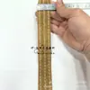 Cinta de Encaje con Trenzado de Hilo Dorado de Tres Hilos de Estilo Étnico de Moda para Vestidos, Faldas y Accesorios de Ropa DIY