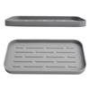 Bandeja de Armazenamento com Dreno de Silicone, Caixa Filtrante de Água para Banheiro sem Furos, Suporte para Esponja de Pia de Cozinha, Saboneteira