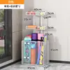 Cesta de Almacenamiento para Esterillas de Yoga, Estante de Almacenamiento para Equipos Deportivos y de Fitness en Casa, Estante de Almacenamiento Doméstico para Rellenar Espacios para Bádminton y Baloncesto