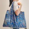 Bolsa de Hombro Plegable Nueva de Dibujos Animados Transfronteriza Bolsa de Compras Grande Portátil de Gran Capacidad Bolsa de Compras para Supermercado