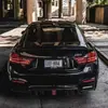 Adequado para BMW Zhen M3 M4 Lábio Traseiro F80 F82 Modificado Modelo V com Luz Lábio Traseiro Luz Piscante Spoiler Traseiro