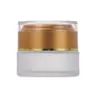 Frasco Dosador de Creme de Vidro Simples Personalizado Portátil Espessado Cosmético Creme para Olhos Transparente Creme Facial Frasco de Vidro para Creme
