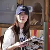Gorra de Béisbol Nueva Mujer Parasol Protector Solar Sombrero de Copa Dura Hombre Corea del Sur Algodón Puro Letra Bordada Gorra de Primavera Gorra de Mujer