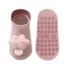 Meias de Chão para Bebê, Meias Antiderrapantes para Crianças Pequenas, Meias de Cano Curto, Meias de Chão de Boneca em Malha, Estilo Fino de Verão