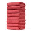 Toalla de terciopelo de coral transfronteriza al por mayor gruesa 300g m2 absorbente suave secado rápido linda regalo bordado LOGOTIPO comercio exterior