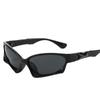 Gafas de Sol Deportivas Estilo Tecnológico Y2K para Mujer, Gafas con Forma para Montar al Aire Libre, Gafas de Montañismo de Marco Grande Populares en Internet para Hombre