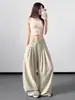 Pantalones anchos de cintura alta estilo Yamamoto populares para mujer, nuevo estilo de verano 2026, protección solar, adelgazantes, para street dance, casual transpirables