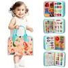 Fieltro de Venta Caliente Transfronterizo Tablero de Aprendizaje de Educación Temprana Montessori Juguete Educativo para Niños Tela No Tejida Libro de Actividades Libro Ocupado Fabricante