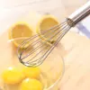 Batidor de Huevos de Acero Inoxidable Batidor Manual de Cocina Batidor Mezclador de Crema de Huevo Batidor Pequeño Mezclador de Huevos Mezclador Casero