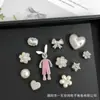 Adecuado para Zuecos Cs Accesorios Desmontables DIY Zapatos Alice Flor Brillo Diamante Accesorios de Hebilla de Zapato de Gama Alta Venta al por Mayor