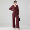 Roupas Femininas de Alto Padrão Estilo Miyake 26 Novos Designs Cardigan Jaqueta Plissado à Mão e Calça Reta Conjunto Versátil de Duas Peças