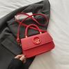 Bolso de Mujer Francés Transfronterizo con Solapa 2025 Nuevo Sentido de Alta Gama Bolso de Hombro Cruzado Bolso de Mano Embolsado Bolso Cuadrado Pequeño Moda