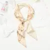 Pañuelo de seda estilo chino pintado a mano original, corbata pequeña larga para mujer, bolsa, cinta de doble capa, cinta, diadema, bufanda fina decorativa estrecha