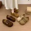 Zapatos Mary Jane Individuales Nuevos Otoño 2026 con Aumento Oculto de Altura Hebilla Única Estilo Dulce Francés Mori para Niña Zapatos Versátiles para Mujer para Otoño