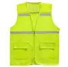Colete Refletivo Respirável de Malha Grande Roupa de Trabalho para Voluntários para Atividades de Grupo Corporativas com Impressão de Logotipo