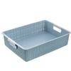Cesta de armazenamento portátil simples plástico PP cesta pequena organizadora de brinquedos de jardim de infância cesta de armazenamento de peças de armazém atacado