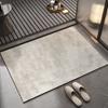 Alfombrilla de baño antideslizante y absorbente para puerta de inodoro, de diatomeas, de secado rápido