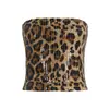 Hot pants de cintura baixa com lantejoulas e estampa de leopardo para mulheres, roupas femininas ultra curtas justas ao corpo, sexy, estilo europeu e americano, para boate