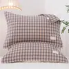 Funda de Almohada de Gasa de Cuatro Capas 2025 Nueva Hilo Fino Algodón Puro Gasa Adultos Pareja Hombres y Mujeres Funda de Almohada de Gama Alta Funda de Almohada