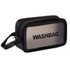 Bolsa Cosmética de PVC, Gran Capacidad, Transparente, Bolsa Cosmética Portátil de Gran Capacidad, Neceser de Viaje, Bolsa de Almacenamiento con Separación Seco y Húmedo