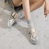 Zapatos Gu Yun Forrest Gump para Mujer Primavera y Otoño 2025 Nuevos Zapatos de Entrenamiento Alemanes con Aumento de Altura Interior para Correr al Aire Libre Zapatillas Casuales Combinables