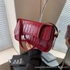 Alta qualidade Nova Bolsa de Ombro com Fecho Magnético Flip Bolsa para Trabalho e Comutação Moda Simples Feminina Bolsa de Braço Transversal Portátil