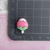 Mini Accesorios de Resina para Helado de Frutas Fresa Pequeña Sandía Paleta Pasador Caja de Almacenamiento Papelería Decoración de Ropa de Bebé