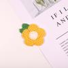 Relâmpago Amostra Hairpin Acessórios Semi-acabados Roupas Apliques Decorativos Nova Flor de Folha Dupla Pequena Malha Adesivo de Pano Decorativo