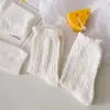 Meias Brancas Estilo Japonês Verão Finas Punho Bolha Renda Meia Meia-Calça JK Meia de Algodão Torcido Fabricante de Meias Zhuji