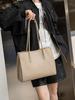 Bolso de Hombro de Cuero Genuino Gama Alta Otoño 2025 Nuevo Bolso de Gran Capacidad para Mujer Cuero Nappa Bolso Tote para Ropa de Trabajo Diaria