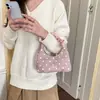 Bolso bandolera para mujer, forma de nube, nicho, moda para ir al trabajo, estilo coreano, nuevo bolso de mano de lunares, diseño plisado, versátil 2026