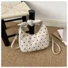 Bolso Pequeño de Mano con Puntos Simples para Mujer 2026 Otoño Nuevo Estilo Moda Bolso Nube Fruncido Popular Personalidad Bolso Cruzado