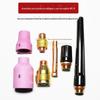 WP-12 acessórios de pistola de solda a arco de argônio com guia de tela conector de fluido braçadeira de agulha de tungstênio cauda longa cabeça de pistola de cauda curta WP12 porcelana