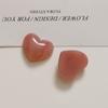Zhen Tu Verano Nuevo Color Tinta China Forma de Corazón Accesorios de Resina DIY para Pendientes, Pinzas para el Cabello y Materiales para Fundas de Teléfono Modernos