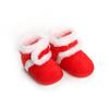 Sapatos de bebê de inverno, sapatos feitos à mão, sapatos de criança com sola macia, sapatos de bebê, sapatos de bebê, meias sem queda, forradas de lã, sapatos de algodão
