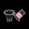 Fabricantes de Fujian suministran taza cuadrada de gelatina de 30g de plástico PP desechable universal para pudín