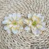Simulación Flores de Begonia Impresas en 3D DIY Tela de Seda Flores Artificiales Adorno para el Cabello Pasador Paquete de Materiales de Flores Adornos Pequeños para Fotografía del Hogar