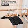 Percha de Madera Maciza con Esponja para Suéteres, Percha de Madera Antideslizante para Ropa de Lana, Percha para Tienda de Ropa, Tendedero