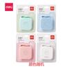 Cinta métrica mini Deli 79652 de 2.3 m para medir busto, cintura, ropa, cinta de cuero, cinta métrica, cinta suave, herramienta de medición de 2 m