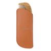 Suministro en stock cubierta protectora para peine de material PU peine para el cabello cubierta de cuero peine de filas para mascotas cubierta de cuero peine para la barba cubierta de cuero peine de PU