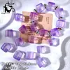 Al por mayor Cubos de Azúcar Glaseado de Colores de Imitación Cristal Natural Cubos Sueltos Cuentas para Pulseras Collares Hechos a Mano Materiales